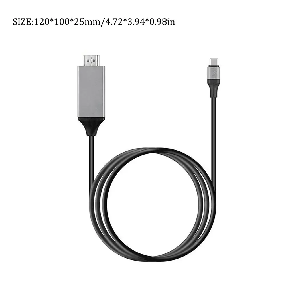 Тип-c USB-C к HDMI HDTV 4K кабель тип-c Мужской к HDMI Мужской Кабель-адаптер для samsung Galaxy Plus тип-c USB-C