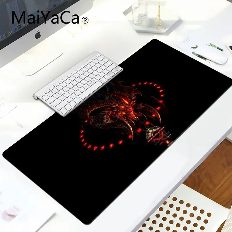 MaiYaCa дизайн крутой Diablo III игровой мыши для ноутбука коврик для мыши игровой коврик для мыши - Цвет: LockEdge 30X90cm