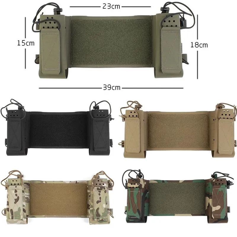 Hunting Drop Panel 5pcs Mag Holder for D3CRM MK3 MK4 Tactcal Vest Chest Rig 
