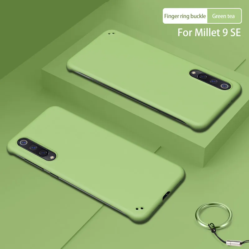 Lovebay тонкий скраб Жесткий PC Бескаркасный чехол для телефона для Xiaomi mi 9 SE твердая матовая задняя крышка без полей для Red mi 8 Pro Red mi K20 - Цвет: Зеленый