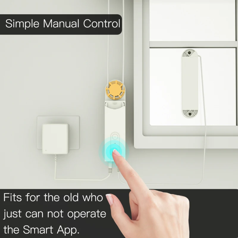 

Bluetooth Control Solar Panel Smart Motorized Chain Roller Blinds Shade Shutter Drive Motor APP Timer Remote Control