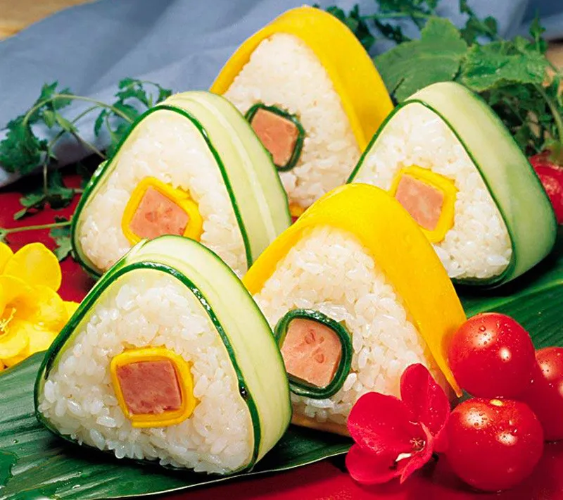 1 шт. форма для суши Onigiri треугольная рисовых шариков DIY инструмент нори кухня