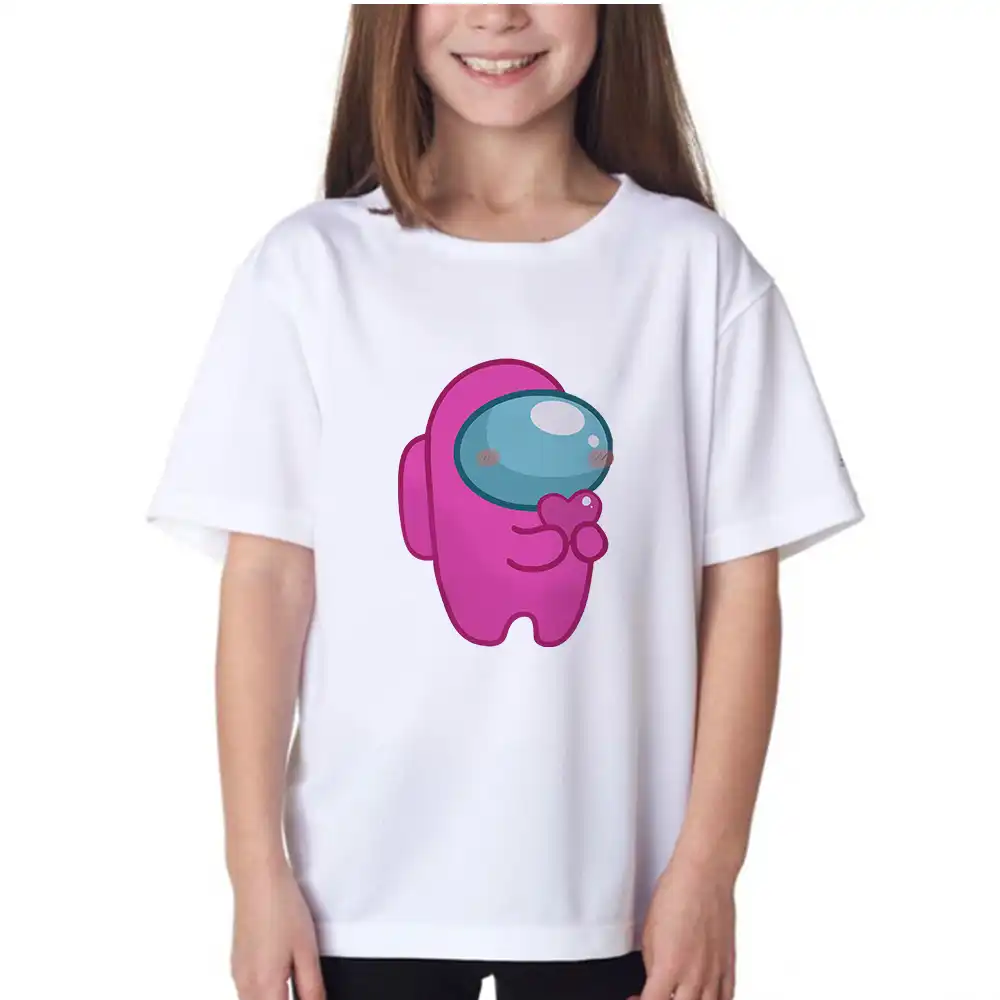 私たちの間でゲームtシャツ子供ストリートビデオゲーム原宿tシャツアニメ漫画美的tシャツ新ヴィンテージ子供tシャツ Tシャツ Aliexpress