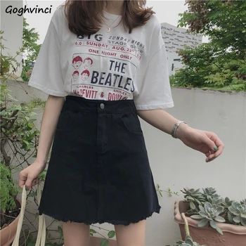 

Skirts Women 2020 Summer High Waist Korean Style All-match Daily Leisure High Quality Womens Clothing Female Trendy Simple Slim