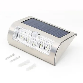 

9 LED PIR Motion Sensor Solar Lamps Wireless Wall Light Outdoor Garden Lamp Waterproof IP44 Lights Emergency White Super Bright