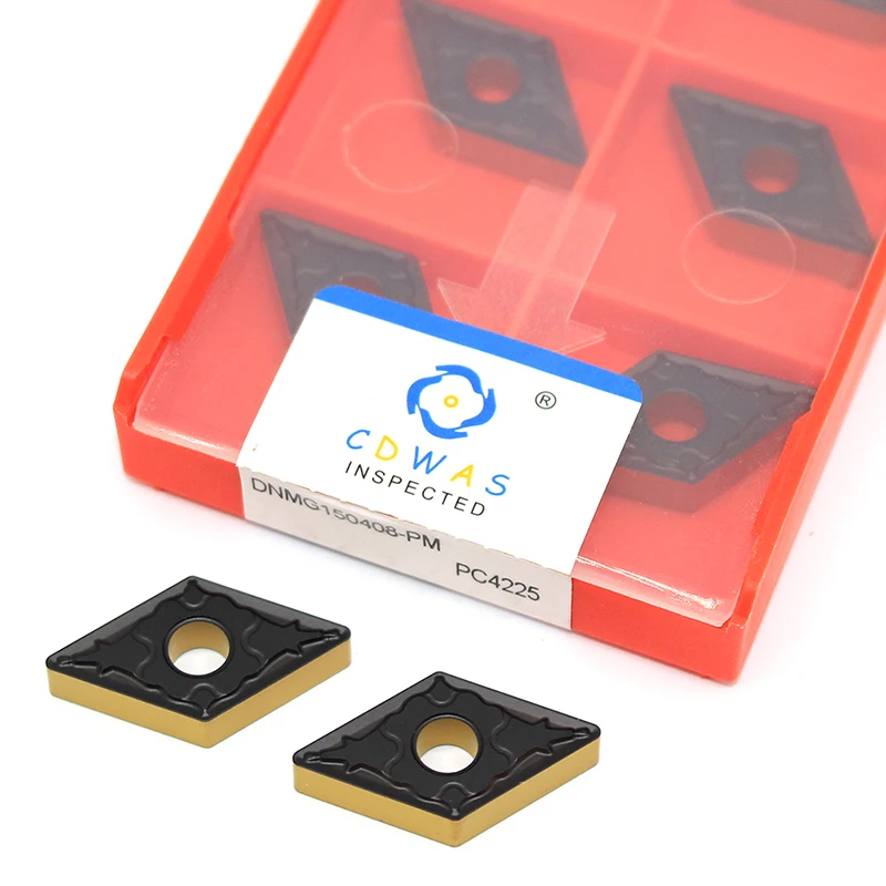 DNMG150408 PM PC4225 резец для наружной обточки высокого качества DNMG 150408 карбида вольфрама вставка для стали фреза для токарного станка с ЧПУ инструмент