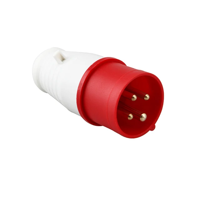 Enchufe Industrial y enchufe de 5 pines, de 3 núcleos conector eléctrico, 3P/4P/5P, 16A, 32A, IP44, toma montada en la pared, 220V, 380V, 415V, macho y hembra Enchufe Industrial y enchufe de 5 pines, de 3 núcleos conector eléctrico, 3P/4P/5P, 16A, 32A, IP44, toma montada en la pared, 220V, 380V, 415V, macho y hembra