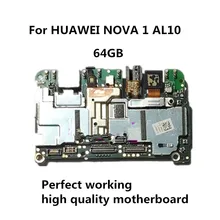 64 Гб ПЗУ для HUAWEI NOVA 1 AL10 материнская плата разблокированная оригинальная материнская плата EMUI логическая плата с полными чипами