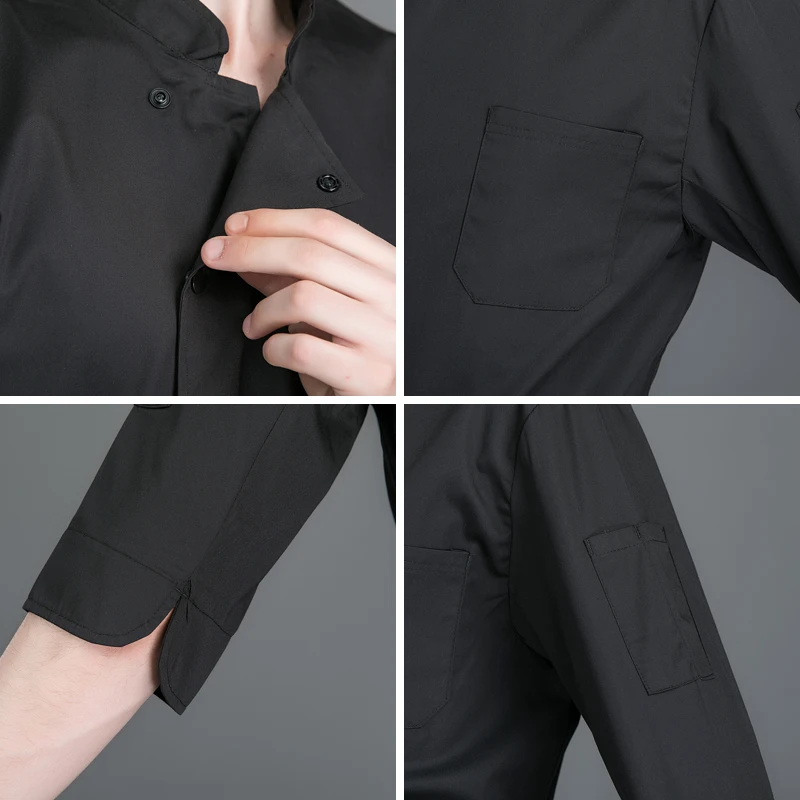 Unisex Restaurant Kitchen Chef Uniform short sleeve Shirt Breathable Chef Jacket+cap+apron works clothes for men