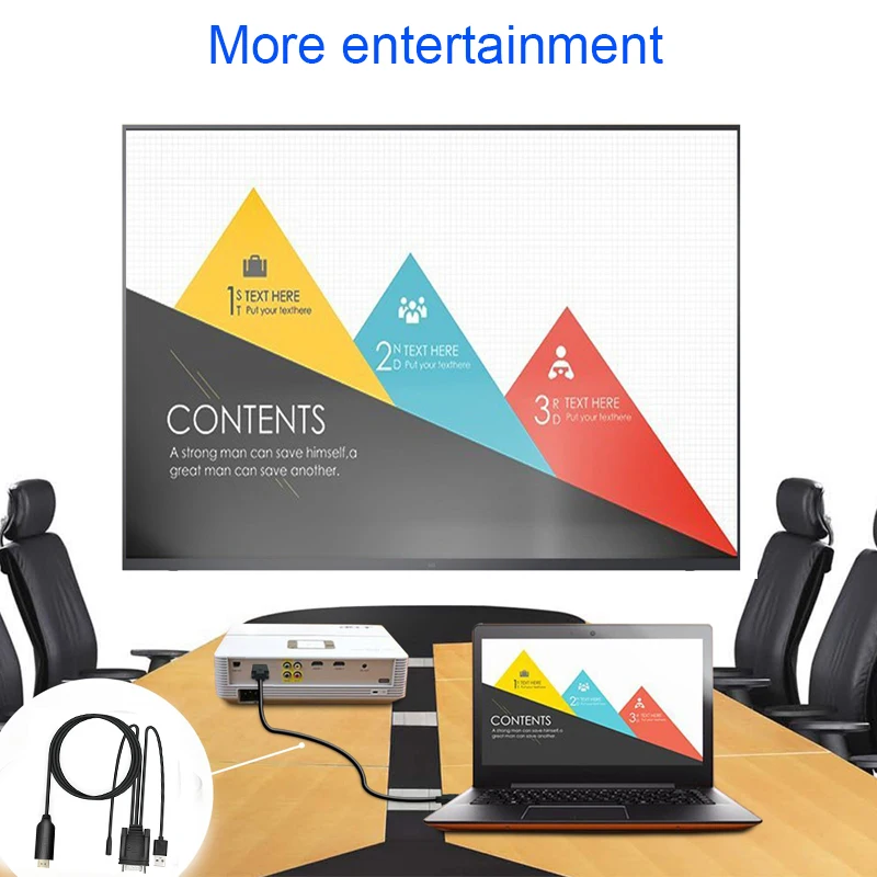 1 8 м оригинальный HD 1080P мини HDMI в VGA конвертер с аудио HDMI2VGA видео коробка адаптер