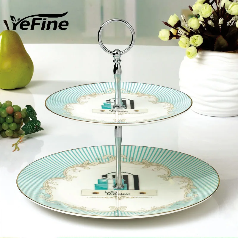 YeFine Bone китайские двухслойные блюда и тарелки набор подставка для закусок