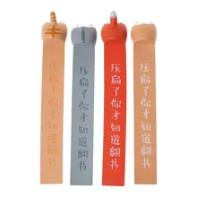 Lovely Cartoon Dog Cat Hamster Fox Tail Book Marker Reading Bookmark Novelty Stationery School Supplies LX9A