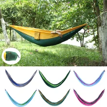 Нейлоновый парашютный гамак портативный Одноместный гамак парашют ткань путешествия сна