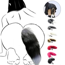 Косплей Сексуальное Женское Белье Порно Babydoll женские металлические перья анус игрушки лисий хвост анальный штекер тела сексуальные костюмы взрослые игровые аксессуары