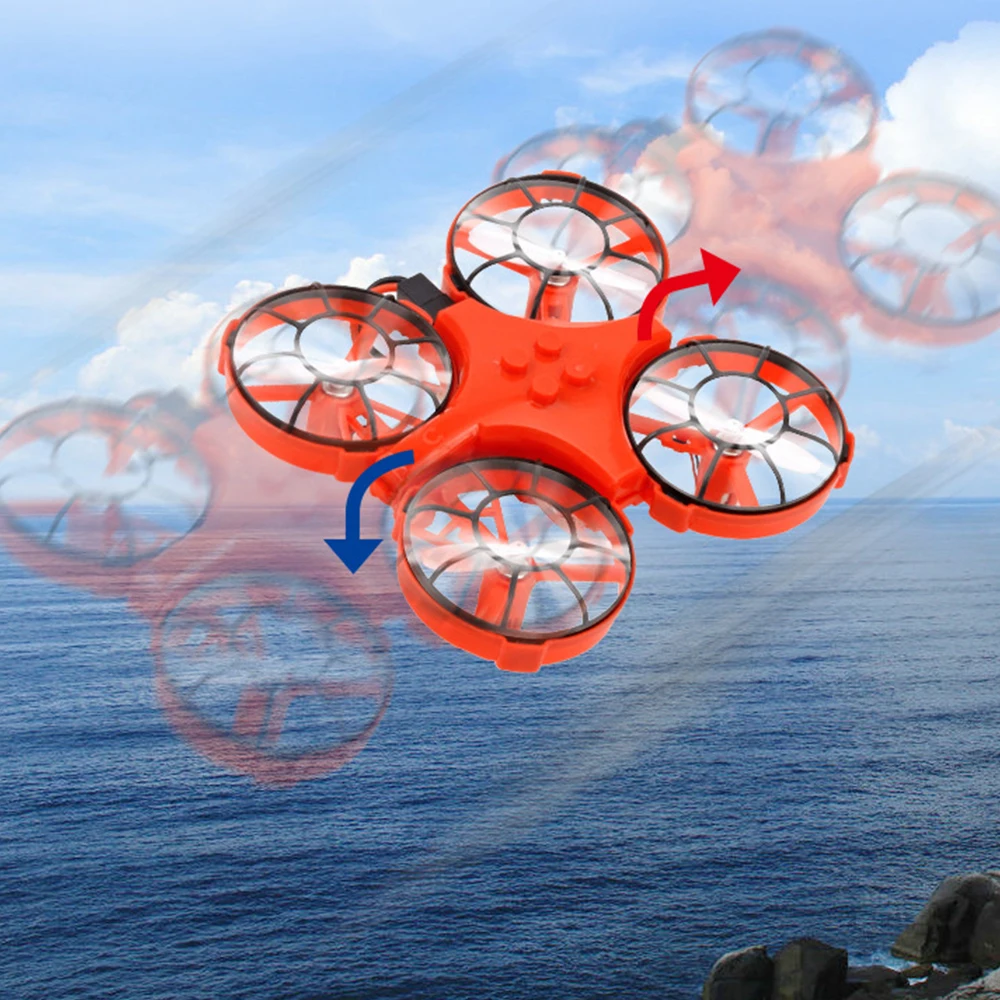 Радиоуправляемая лодка мини беспилотный вертолет 2,4G 4CH 6-Axis 3 в 1 Rc автомобиль Land вождения лодка Квадрокоптер пульт дистанционного управления модель игрушки