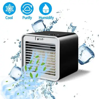 

Portable Mini Air Conditioner Fan Personal Space Air Cooler Home Air Conditioning Humidifier USB Air Cooling Fan
