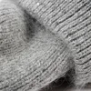 VISROVER Rabbit Cashmere unisex Woman Winter Hat With Lurex&Sequin Autumn Beanies Cashmere Woman Warm Rabbit Fur Skullies 6