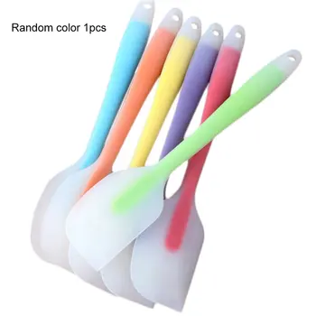 

Random Color Translucent Silicone Scraper Spatula Large High-temperature Baking Tool for Beef and Other Meats Kitchen Accessoris