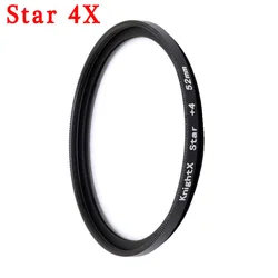 KnightX 52MM Professional Macro 10+ Lens ND Circular Polarizer CPL Camera Filter (52mm Star 4X)