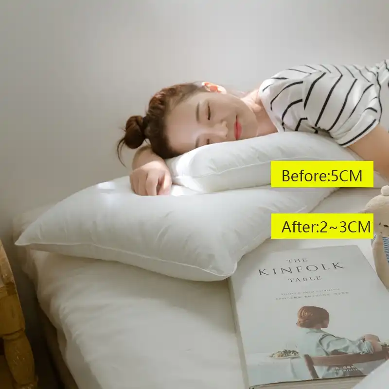 Slow Forest Cotton Bed Pillow Student Body Pillow Soft Ultra Thin