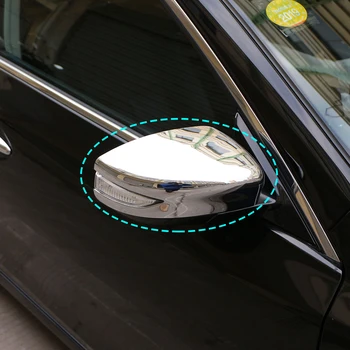 

2Pcs Car Styling Rear View Mirror Cover For Nissan TEANA 2013 - 2018 SYLPHY 2012 -2017 Replacement Rearview Mirror Cap Accessory