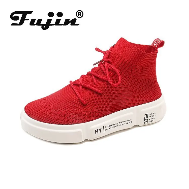 

2019 Heigh Shoes Stretch Sock Shoes Platform Elastic Sneakers Outdoor Women Shoes Breathable Casual Female Shoes