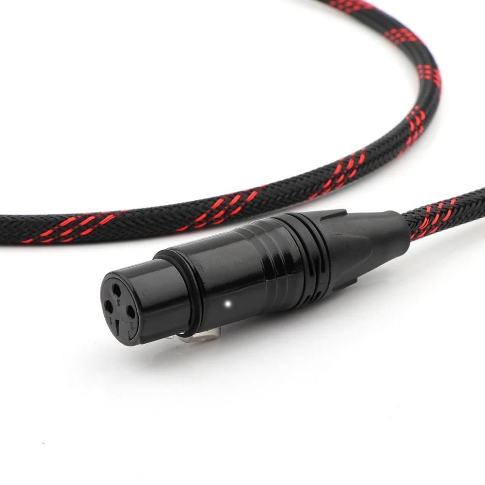 Hifi Canare XLR Female to 2RCA Audio Cable PC Mobilephone Amplifier Interconnect High Quality XLR Male to RCA Cable