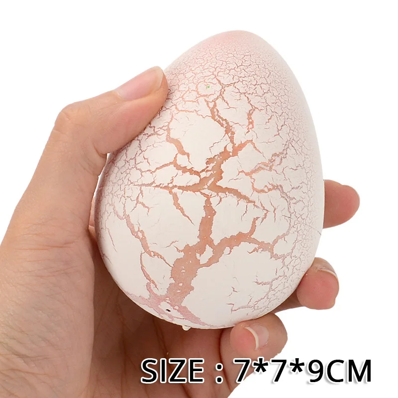9cm Random Color Большое милое волшебное высиживание и выращивание динозавра, яйца, новинка, кляп, игрушки для детей, обучающие игрушки для детей, увеличивающие рост воды, игрушки динозавров, подарки - Цвет: 9cm Random Color