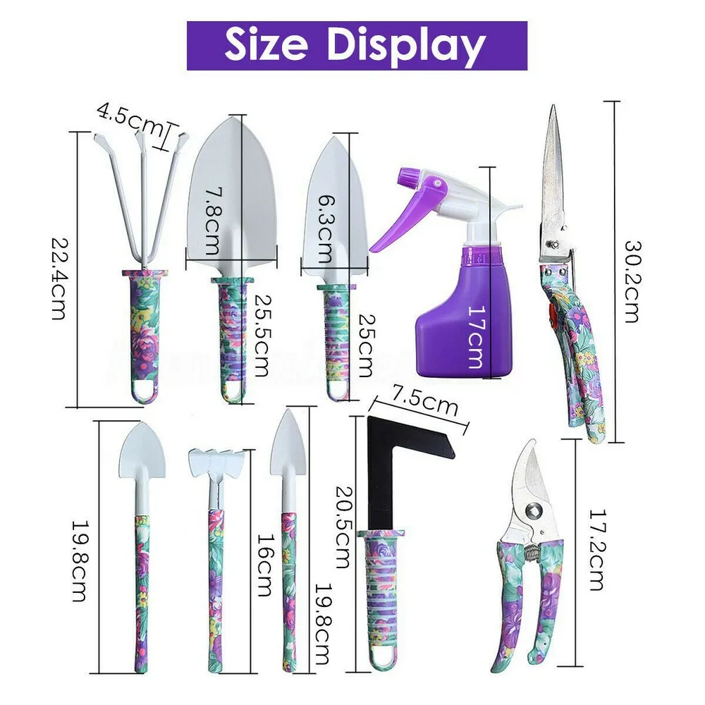 Наборы садовых инструментов по 10 шт. лопата для посадки горшков садоводство