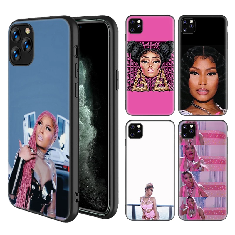 

Nicki Minaj Singer Cases for Apple iPhone 11 Pro X XS MAX XR 7 8 6 6S Plus 5 5S SE Black Silicone Sac Phone Coque Cover