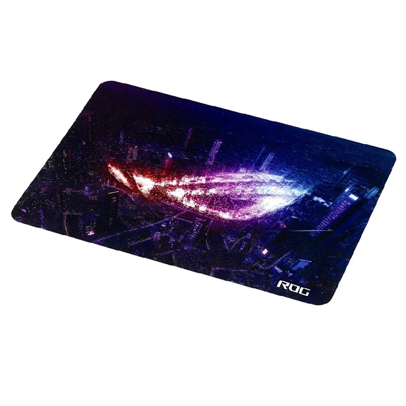 Коврик для мыши ASUS Strix Slice cиликоновая основа, поликарбонатовая поверхность, 350 x 250 x 0.6 мм, цвет: рисунок