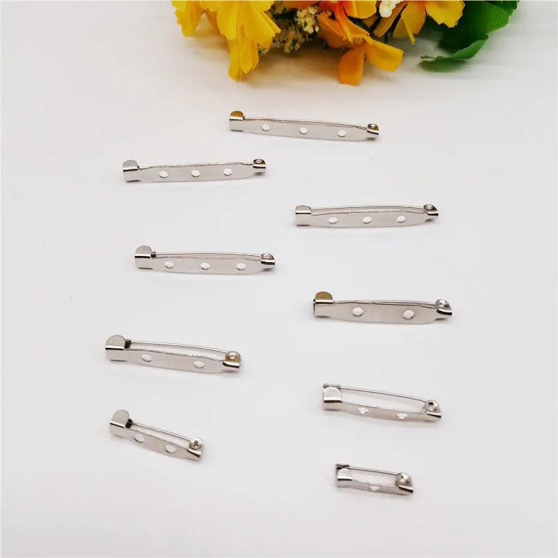Description Picture 5 of item50-100pcs/Lot Safety Brooch Back Safety Catch Bar Pins DIY Jewelry Findings Safety Pins For Jewelry Making Accessories Supplies