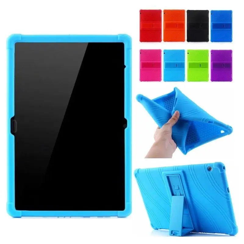 Противоударный силиконовый чехол для Huawei MediaPad T5 Женский/L09/L03/W19 подставка
