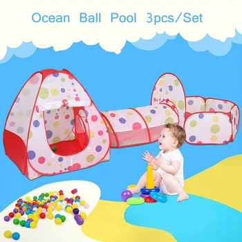 

Children Tent Pool Ball Pool Pit Baby Tent House Crawling Tunnel Ocean Kids Tent Playing House Room Toys Baby Toys Ball Pool