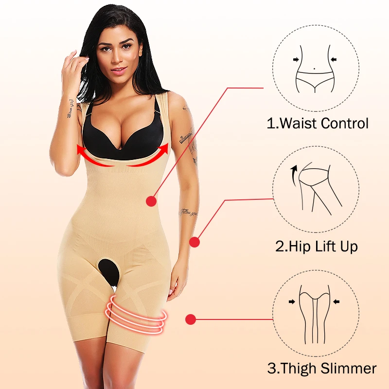 Для женщин бесшовные Full Body Shaper талии тренер корсет под грудью боди послеродовое Корректирующее белье Пояс для похудения Hot Shapers