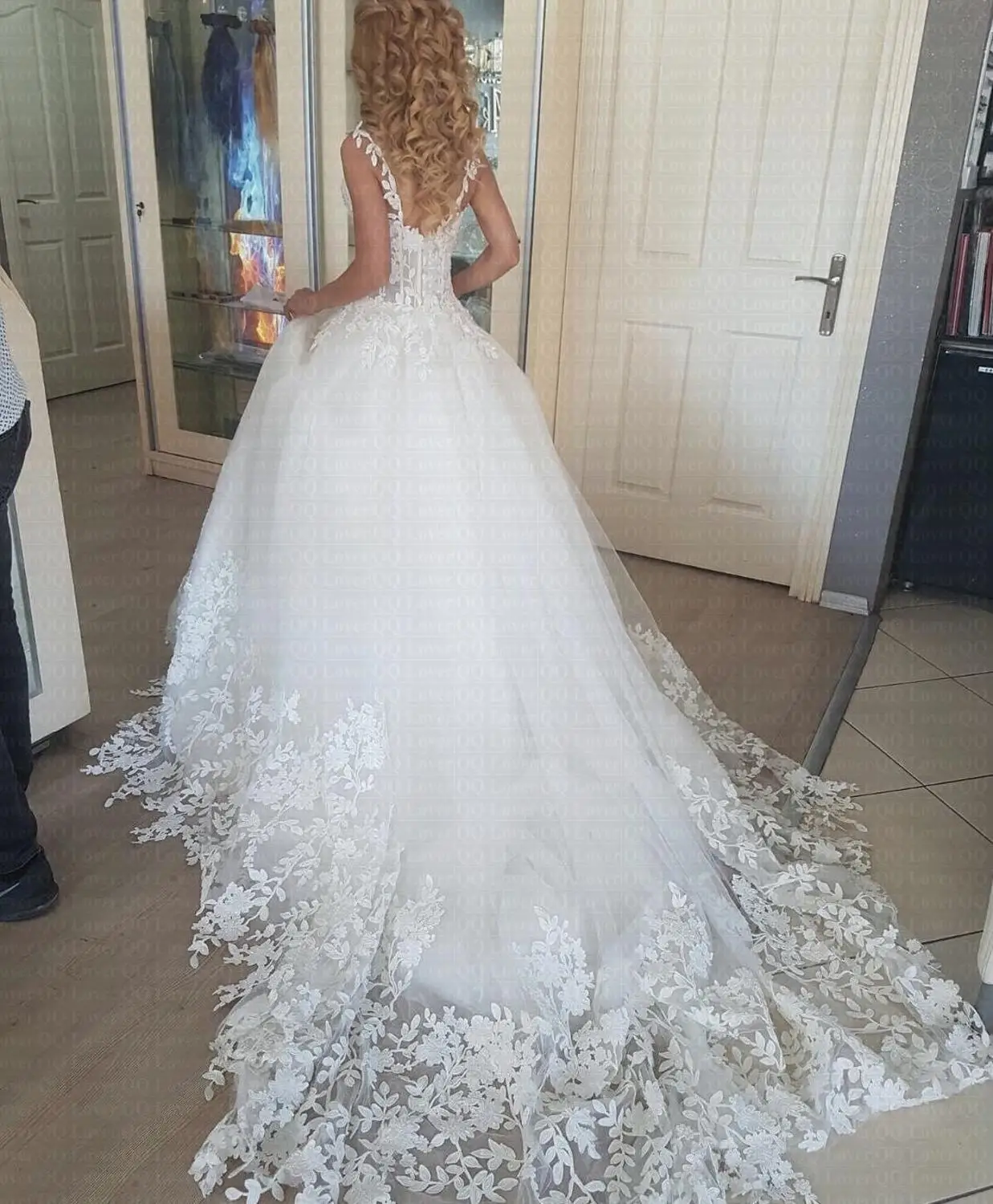 Сексуальное кружевное свадебное платье Vestido De Noiva, Восхитительное свадебное платье со шлейфом, милое платье невесты со шлейфом, свадебные платья