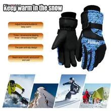 JOYMODE лыжные перчатки мотоциклетные водонепроницаемые флисовые термоперчатки сноуборд снегоходные перчатки мужские женские зимние перчатки