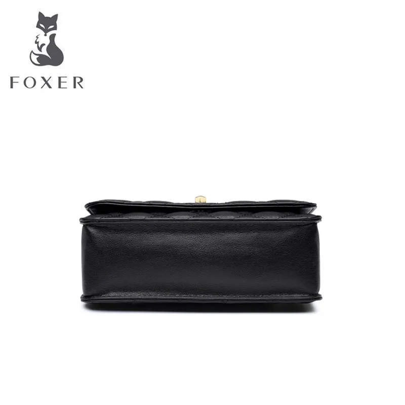 FOXER женские кожаные сумки через плечо для женщин Роскошные сумки женские сумки дизайнерские сумки известный бренд женские сумки Новинка