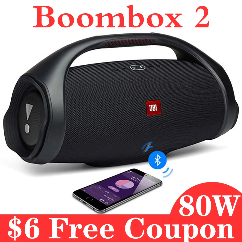 Boombox 2 Bluetooth Speaker Original Wireless Powerful Portable Boombox2 Music Speakers 80W High power outdoor | Электроника