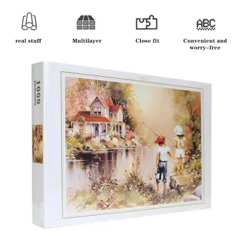 

Golden Childhood 1000 Pieces Adult Decompression Children's Jigsaw Puzzle 20 x 28 Inch Difficult Challenge Great Ease Puzzle Set