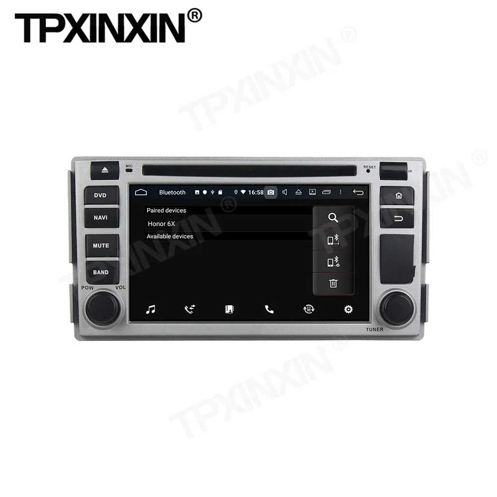 128G Carplay Car Radio 2 Din Stereo Receiver Android 10 For Hyundai Santa Fe 2008 2009 2010 GPS Player Audio Recorder Head Unit