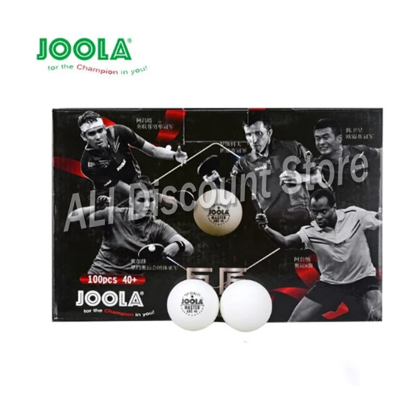 Joola Great master ABS 40+ шарики для настольного тенниса, 100 шт., новые пластиковые шарики для пинг-понга, для тренировок