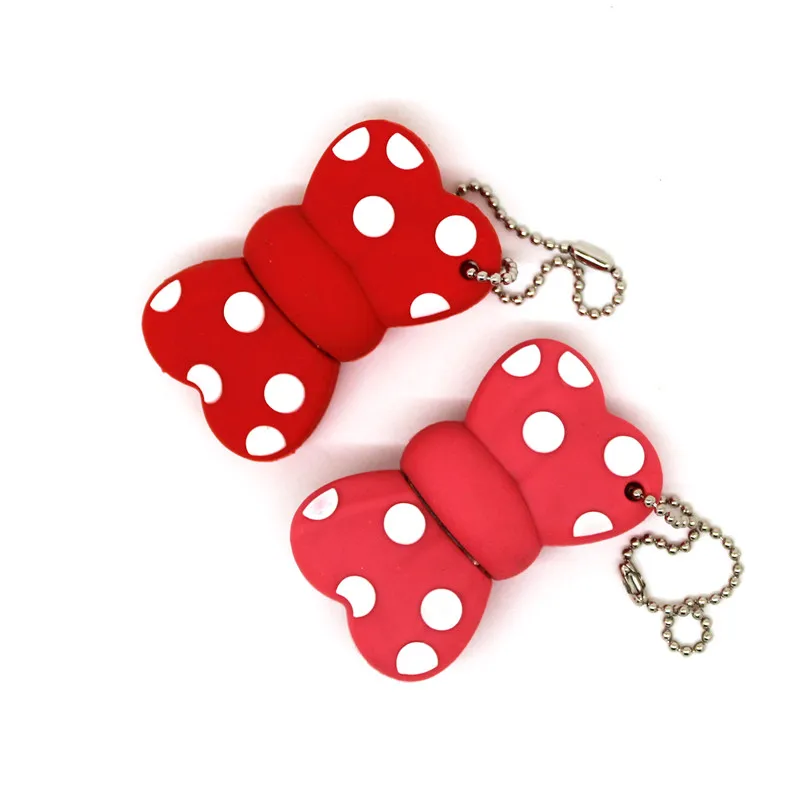 Горячая Распродажа флеш-накопитель USB с мультипликационным принтом бантом 4 ГБ 8 16