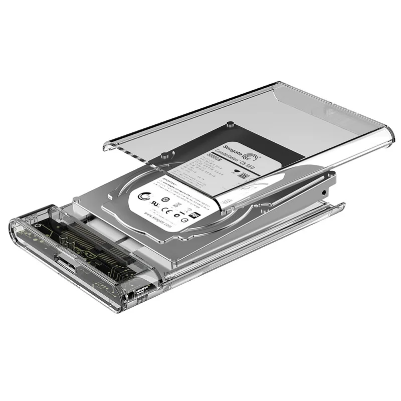 

gdemu USB3.0 Hard Disk Box 2.5 inch Serial Port SATA disk Support 5TB transparent Mobile External HDD Case hdd docking station