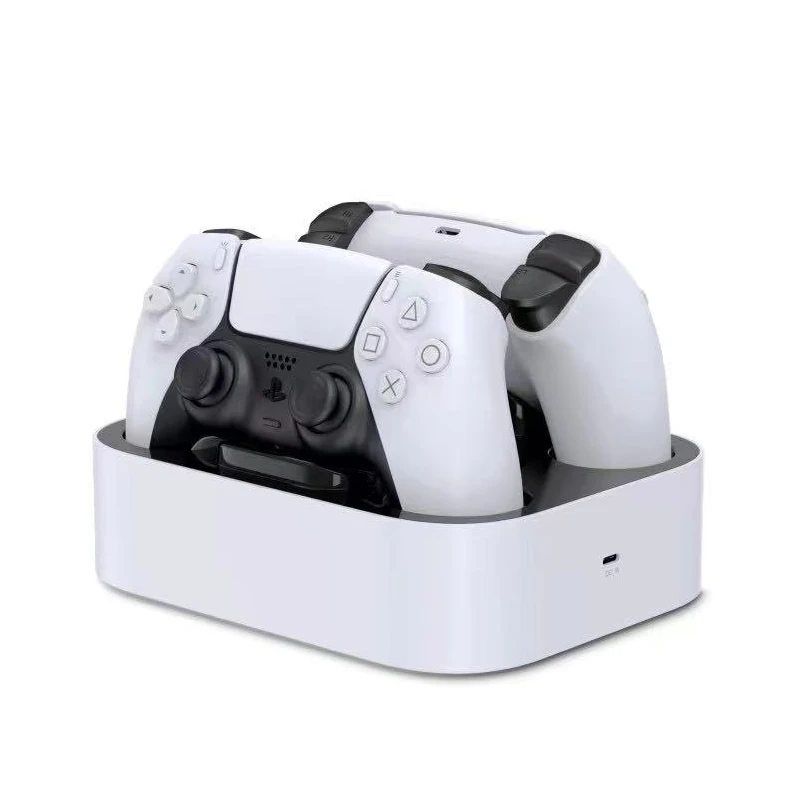 Caricatore Rapido Doppio Per Controller Wireless Ps5 Dock Station Di Ricarica Usb Type-C Per Sony Playstation5 Joystick Gamepad Nuovo