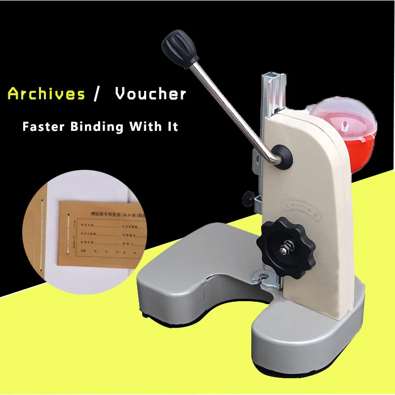 

Voucher Binding Machine Micro-spray Manual Financial Punching Line Binding Machine Voucher Drilling Machine