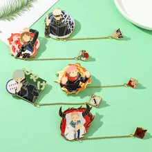 

Women Brooch Jujutsu Kaisen Badges Woman Enamel Pins for Backpack Collar Lapel Pin Jewelry Gifts for Friends