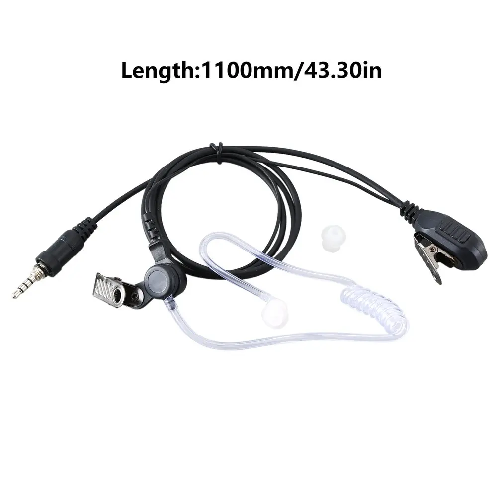 VX 7R For Walkie talkie Headset Throat Mic Vacuum Sound Transmission CS Headset Extendable Throat Microphone Mic Earpiece