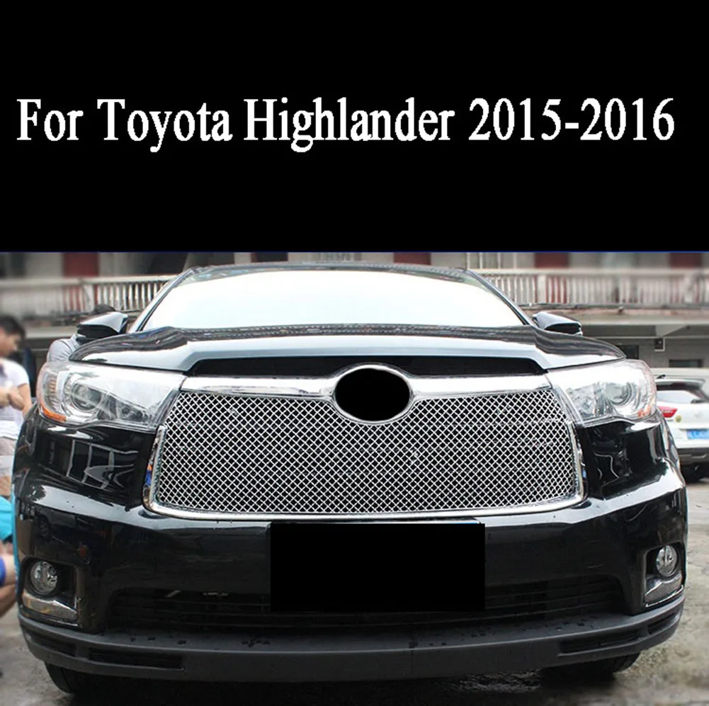 Решетка решетки автомобиля из нержавеющей стали для Toyota Highlander 2009 2010 2011