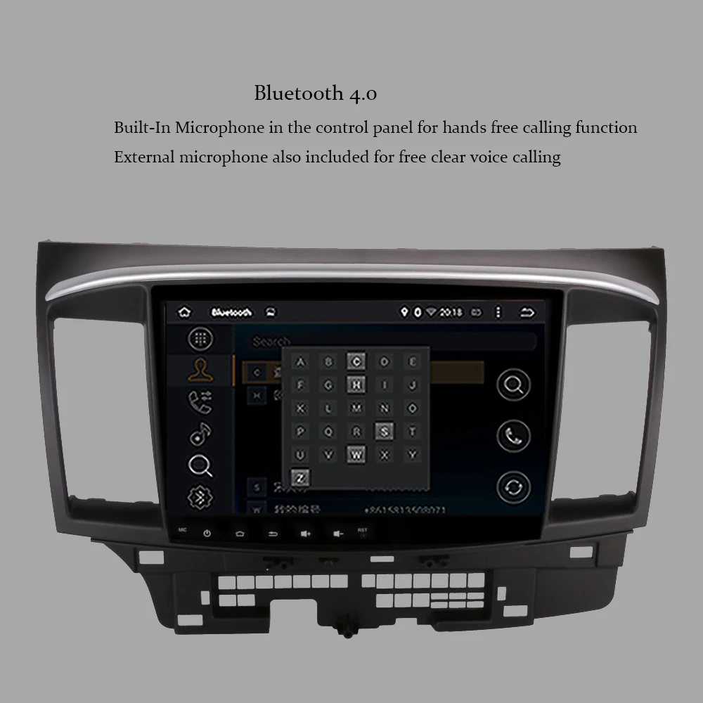 Автомобильный GPS навигатор 10 1 дюйма IPS HD Android 8 0 Octa Core 4 Гб ОЗУ для Mitsubishi Lancer 2007 2016